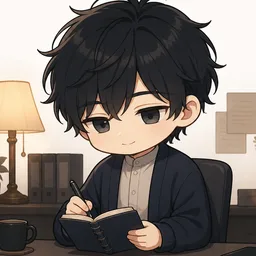 メモを取るミナト